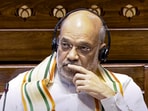 Union home minister Amit Shah in the Rajya Sabha during the Budget session of Parliament, in New Delhi, Friday, March 21, 2025. Union home minister Amit Shah in the Rajya Sabha during the Budget session of Parliament, in New Delhi, Friday, March 21, 2025.