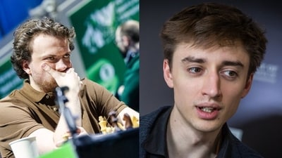Hans Niemann backed out of the lie-detector after losing to Daniil Dubov. (Twitter (FIDE)) Hans Niemann backed out of the lie-detector after losing to Daniil Dubov. (Twitter (FIDE))
