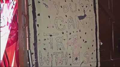 A wall painting from Sahil’s house (Sourced) A wall painting from Sahil’s house (Sourced)