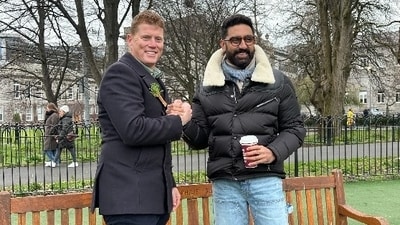 Abhishek Bachchan was welcomed with immense enthusiasm in Dublin as he promoted the European T20 Premier League Abhishek Bachchan was welcomed with immense enthusiasm in Dublin as he promoted the European T20 Premier League