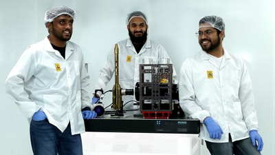 Anirudh Sharma, Tanveer Ahmed and Rahul Rawat at the Digantara lab in Bengaluru. (Samuel Rajkumar / HT Photo) Anirudh Sharma, Tanveer Ahmed and Rahul Rawat at the Digantara lab in Bengaluru. (Samuel Rajkumar / HT Photo)