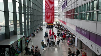 London's Heathrow Airport will be shut today due to a fire at an electrical substation (File/REUTERS)
