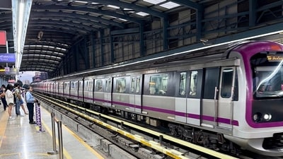 Bengaluru Metro's Purple Line begins its full operations: (X/@bykarthikreddy)