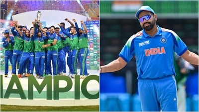 Multan Sultans use Rohit Sharma's voice-over to display PSL trophy (Files) Multan Sultans use Rohit Sharma's voice-over to display PSL trophy (Files)