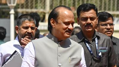 Mumbai: Maharashtra Deputy Chief Minister Ajit Pawar arrives to attend the Budget session of Maharashtra Assembly, at Vidhan Bhavan, in Mumbai, Friday, March 21, 2025. (PTI Photo) (PTI03_21_2025_000321A) (PTI) Mumbai: Maharashtra Deputy Chief Minister Ajit Pawar arrives to attend the Budget session of Maharashtra Assembly, at Vidhan Bhavan, in Mumbai, Friday, March 21, 2025. (PTI Photo) (PTI03_21_2025_000321A) (PTI)
