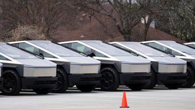 Nearly all Tesla Cybertrucks have been recalled by a US safety regulator due to a driving hazard (AP)