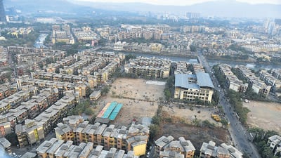 Navi Mumbai, India - July 12, 2018: CIDCO to offer over 2,800 unsold properties next month at Ghansoli in Navi Mumbai, India, on Thursday, July 12, 2018. (Photo by Bachchan Kumar/ Hindustan Times) (Hindustan Times) Navi Mumbai, India - July 12, 2018: CIDCO to offer over 2,800 unsold properties next month at Ghansoli in Navi Mumbai, India, on Thursday, July 12, 2018. (Photo by Bachchan Kumar/ Hindustan Times) (Hindustan Times)