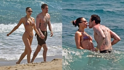 Pete Davidson and Elise Hewitt photographed on their beach getaway Pete Davidson and Elise Hewitt photographed on their beach getaway