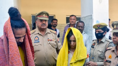 Meerut murder autopsy reveals that the victim, Saurabh Rajput, had loose teeth and shaky skin after his body was kept for two weeks in a cement sealed drum (PTI) Meerut murder autopsy reveals that the victim, Saurabh Rajput, had loose teeth and shaky skin after his body was kept for two weeks in a cement sealed drum (PTI)