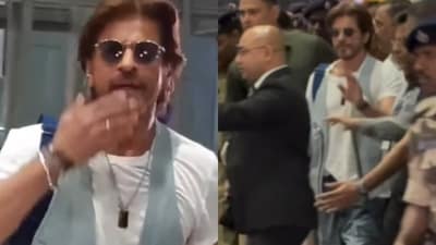 Actor and Kolkata Knight Riders co-owner Shah Rukh Khan in Kolkata ahead of IPL 2025. (Instagram: Snehzala) Actor and Kolkata Knight Riders co-owner Shah Rukh Khan in Kolkata ahead of IPL 2025. (Instagram: Snehzala)