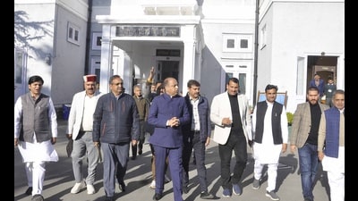 The Congress and the BJP sparred over the issue of closing educational institutions in Himachal assembly on Friday. (HT Photo) The Congress and the BJP sparred over the issue of closing educational institutions in Himachal assembly on Friday. (HT Photo)