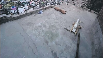 The spot of the incident. (HT) The spot of the incident. (HT)