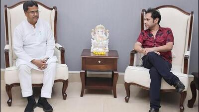 Tripura CM Manik Saha with TIPRA Motha chief Pradyot Kishore Debbarma. (Photo from X) Tripura CM Manik Saha with TIPRA Motha chief Pradyot Kishore Debbarma. (Photo from X)