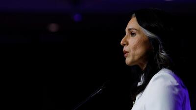 US Director of National Intelligence Tulsi Gabbard addresses a gathering during Raisina Dialogue in New Delhi (REUTERS FILE PHOTO) US Director of National Intelligence Tulsi Gabbard addresses a gathering during Raisina Dialogue in New Delhi (REUTERS FILE PHOTO)