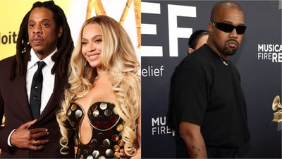 Jay-Z and Beyoncé are unhappy with Kanye West. Jay-Z and Beyoncé are unhappy with Kanye West.