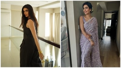 Shades of white, cream, beige, and pale gray can create a calming atmosphere in Karishma Tanna's home. (Instagram/ Karishma Tanna) Shades of white, cream, beige, and pale gray can create a calming atmosphere in Karishma Tanna's home. (Instagram/ Karishma Tanna)