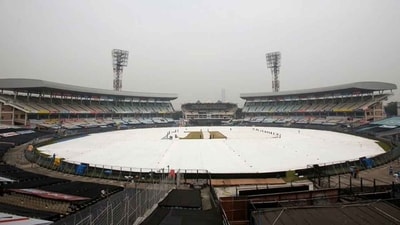 Covers on at the Eden Gardens Covers on at the Eden Gardens