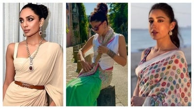 Saree is versatile and must be added to your date wardrobe. (Instagram) Saree is versatile and must be added to your date wardrobe. (Instagram)