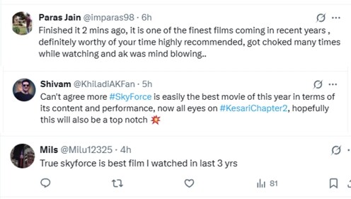 Sky Force Twitter Reviews