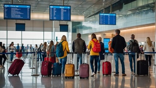 Airport theory encourages travellers to arrive just before boarding, saving time and avoiding airport hassles. (Pixabay) Airport theory encourages travellers to arrive just before boarding, saving time and avoiding airport hassles. (Pixabay)
