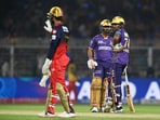 Ajinkya Rahane and Sunil Narine shared a 103-run stand for the opening wicket against RCB.