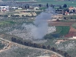 Smoke billows from the site of Israeli artillery shelling that targeted the area of the southern Lebanese village of Yohmor. Smoke billows from the site of Israeli artillery shelling that targeted the area of the southern Lebanese village of Yohmor.