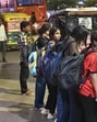 Women try to catch a ride home from Charbagh with no policeman standing guard on Friday night (Deepak Gupta/ HT Photo) Women try to catch a ride home from Charbagh with no policeman standing guard on Friday night (Deepak Gupta/ HT Photo)