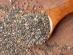 Chia seeds are rich in omega three, fiber and antioxidants.
