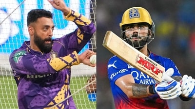 Varun Chakaravarthy had a stern warning for Virat Kohli. (PTI/AFP)