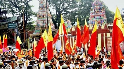 The agitation follows an attack on a KSRTC bus conductor and the vandalism of a Karnataka State Road Transport Corporation (KSRTC) bus in Maharashtra. The agitation follows an attack on a KSRTC bus conductor and the vandalism of a Karnataka State Road Transport Corporation (KSRTC) bus in Maharashtra.