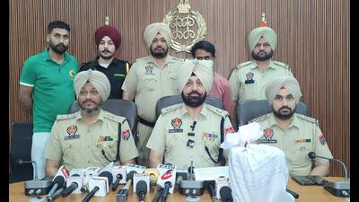 Accused in police custody. (HT)