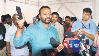 Jaykumar Gore, a BJP leader, is the minister of Rural Development and Panchayati Raj. (HT Photo) Jaykumar Gore, a BJP leader, is the minister of Rural Development and Panchayati Raj. (HT Photo)