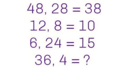 A tricky maths brain teaser puzzled the internet. (X/@brainyquiz_) A tricky maths brain teaser puzzled the internet. (X/@brainyquiz_)