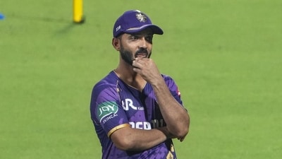 Kolkata: Kolkata Knight Riders' captain Ajinkya Rahane during a training session ahead of the Indian Premier League (IPL) 2025, at Eden Gardens (HT_PRINT) Kolkata: Kolkata Knight Riders' captain Ajinkya Rahane during a training session ahead of the Indian Premier League (IPL) 2025, at Eden Gardens (HT_PRINT)