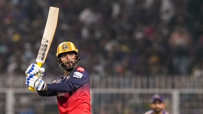 Rajat Patidar smashed 34 in 16 balls in first match as RCB captain.  (PTI)