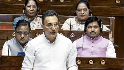 Union Minister of State for Commerce and Industry Jitin Prasada speaks in the Rajya Sabha on Friday (Sansad TV) Union Minister of State for Commerce and Industry Jitin Prasada speaks in the Rajya Sabha on Friday (Sansad TV)