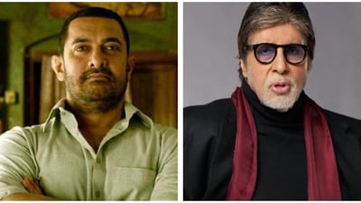 Amitabh Bachchan was quick to notice the scene where Aamir Khan went out of character in Dangal.