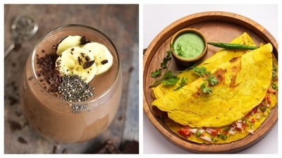 From smoothie to cheela, make your breakfast healthy. (Shutterstock) From smoothie to cheela, make your breakfast healthy. (Shutterstock)