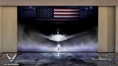 An artist render of the F-47 fighter, after US President Donald Trump awarded Boeing the contract to build the US Air Force jet. (via REUTERS)