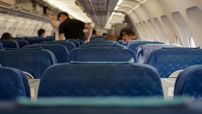 The man went to use the restroom roughly 30 minutes after takeoff. (Pixabay)