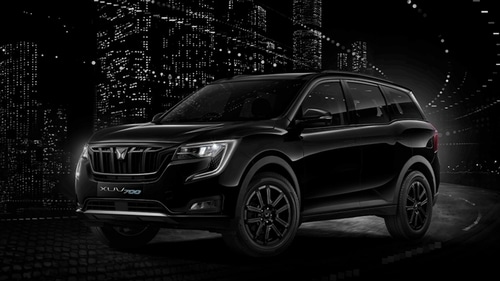 The Mahindra XUV700 Ebony Edition brings a new Stealth Black paint scheme, brushed silver skid plates, black-on-black grille inserts, and blacked-out ORVMs The Mahindra XUV700 Ebony Edition brings a new Stealth Black paint scheme, brushed silver skid plates, black-on-black grille inserts, and blacked-out ORVMs