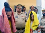 Meerut murder: Saurabh Rajput's wife, Muskan, and her lover, Sahil Shukla. Meerut murder: Saurabh Rajput's wife, Muskan, and her lover, Sahil Shukla.