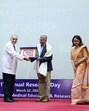 Sundar Swaminathan being felicitated by Dr Vivek Lal, director, PGIMER. (HT Photo) Sundar Swaminathan being felicitated by Dr Vivek Lal, director, PGIMER. (HT Photo)