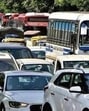 The recommended alternative routes for commuters include Madhya Marg and Dakshin Marg, Chandigarh. (HT Photo)