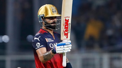 Virat Kohli scored a fifty in his first match of the season (AP) Virat Kohli scored a fifty in his first match of the season (AP)