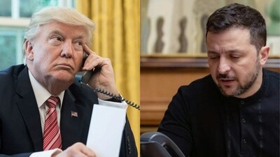 During a call, Trump and Zelensky discuss ceasefire, US proposes controlling Ukrainian power plants. (AFP)
