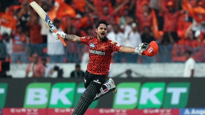 Ishan Kishan slams his maiden IPL century during the Rajasthan Royals clash. (REUTERS)