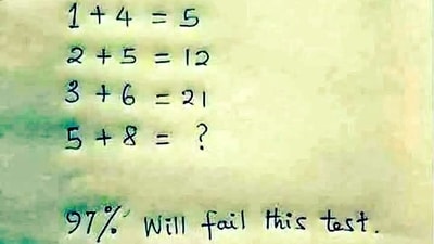 A maths brain teaser on X puzzled users with its unusual pattern. (X/@brainyquiz_) A maths brain teaser on X puzzled users with its unusual pattern. (X/@brainyquiz_)