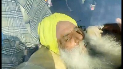 Jagjit Singh Dallewal was brought to Patiala under tight security from Jalandhar. (PTI File)
