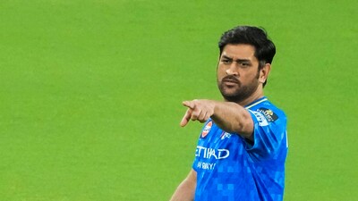 Chennai Super Kings' player MS Dhoni during a training session ahead of IPL 2025 match against Mumbai Indians (PTI) Chennai Super Kings' player MS Dhoni during a training session ahead of IPL 2025 match against Mumbai Indians (PTI)